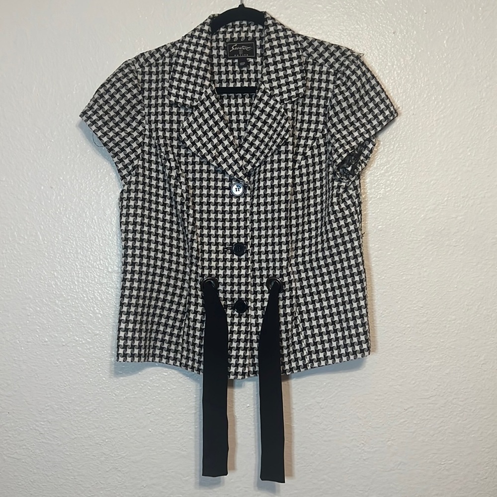 Vintage button up top